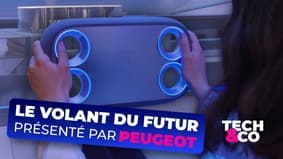 On a découvert le volant ultra futuriste de Peugeot au salon Vivatech