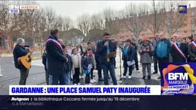 Gardanne: une place Samuel Paty inaugurée 