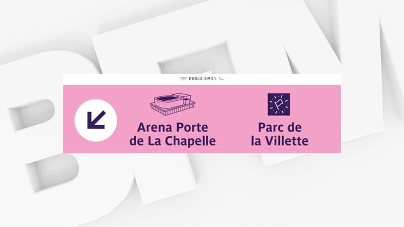 Arena Porte de La Chapelle, Arena Bercy... Des noms de stations de métro desservant des sites olympiques adaptés pour les JO