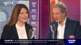 Marlène Schiappa face à Jean-Jacques Bourdin sur RMC et BFMTV