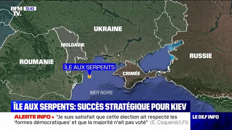 Guerre en Ukraine: la Russie a quitté l'île aux Serpents
