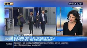 Politique Première: La droite peine à retrouver son rôle d'opposition face au gouvernement - 22/01