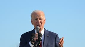 Joe Biden à Selma, dans l'Alabama, le 5 mars 2023