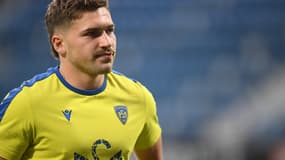 Baptiste Jauneau avant le barrage de Top 14 Bayonne-Clermont, le 13 juin 2025.