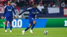 Ousmane Dembélé lors du match Brest-PSG (0-3, Ligue des champions), le 11 février 2025