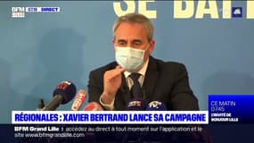 Élections régionales dans les Hauts-de-France: Xavier Bertrand lance sa campagne