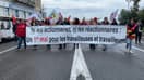 Entre 400 et 600 manifestants étaient dans la rue à Nice à l'occasion du 1er-Mai.
