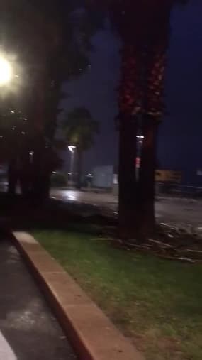 À Nice, la promenade des Anglais dévastée par les intempéries - Témoins BFMTV