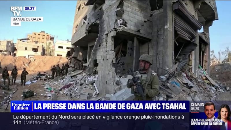 Les images de la bande de Gaza, filmées par des journalistes aux côtés de l'armée israélienne