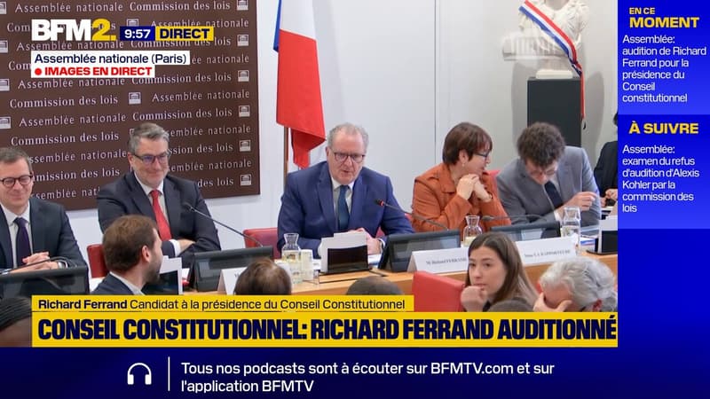 Conseil constitutionnel: Richard Ferrand dit ne pas être 