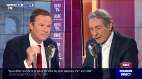 Nicolas Dupont-Aignan dénonce sur RMC "beaucoup de médecins sur les plateaux TV sont financés par l'industrie pharmaceutique"