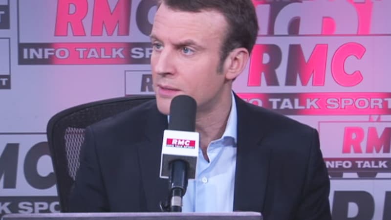 Emmanuel Macron, ce mercredi face aux auditeurs d'RMC.