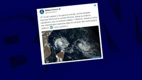 Les images satellites des cyclones Belna et Ambali