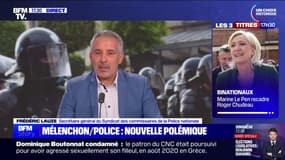 "C'est inacceptable, inadmissible": Frédéric Lauze (Syndicat des commissaires de la Police nationale) réagit aux propos polémiques de Jean-Luc Mélenchon sur la police