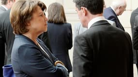 Martine Aubry et Manuel Valls, mi-septembre à l'Elysée, à l'occasion d'une réunion sur l'Euro 2016 de football