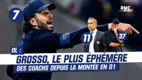 Grosso coach le plus éphémère de l'OL depuis la remontée en Ligue 1