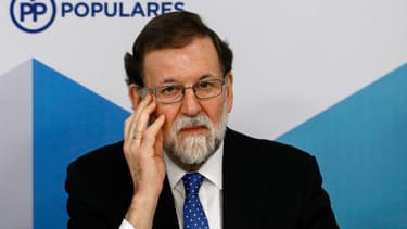 Le chef du gouvernement espagnol Mariano Rajoy, le 22 décembre 2017 à Madrid.