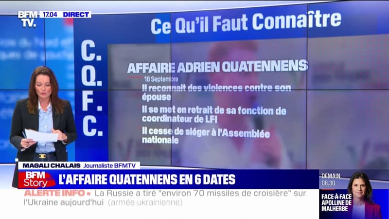 L'affaire Adrien Quatennens en six dates