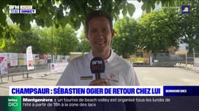 Le pilote Sébastien Ogier de retour chez lui à Champsaur