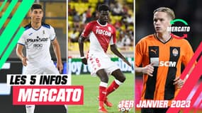 Mercato : Badiashile, Malinovskyi, Mudryk... les infos mercato du 1er janvier (à la mi-journée) 