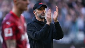 Marco Rose avec le RB Leipzig, le 29 mars 2025