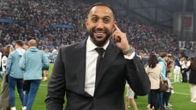 Medhi Benatia avec l'OM le 17 mai 2025