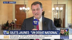 "Un discours déconnecté." Louis Aliot (RN) estime qu'Emmanuel Macron n'a répondu à aucune question des gilets jaunes