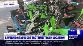 Bas-Rhin: fin du service de location de trottinettes à Saverne