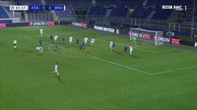 Le but de Ferland Mendy lors du match Atalanta-Real, le 24 février 2021