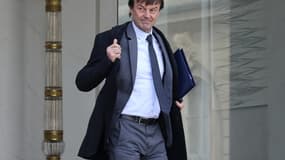 Nicolas Hulot à la sortie du conseil des ministres du 8 février.