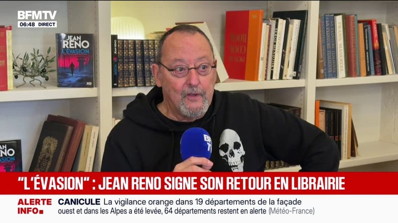 "L'Évasion": Jean Reno signe son retour en librairie