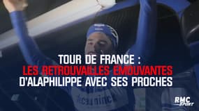 Tour de France : Entre larmes et champagne, les retrouvailles émouvantes d’Alaphilippe avec ses proches 