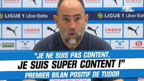 OM : "Je ne suis pas content .. je suis super content" Tudor dresse un premier bilan positif (et décerne des médailles)