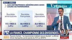 La France, championne des dividendes