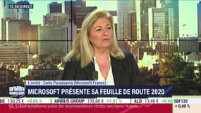 "Il y a plusieurs modèles économiques dans l'utilisation des données" explique le patron de Microsoft France