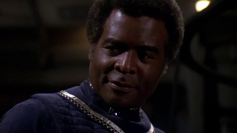 L'acteur américain Terry Carter, dans la série "Battlestar Galactica".