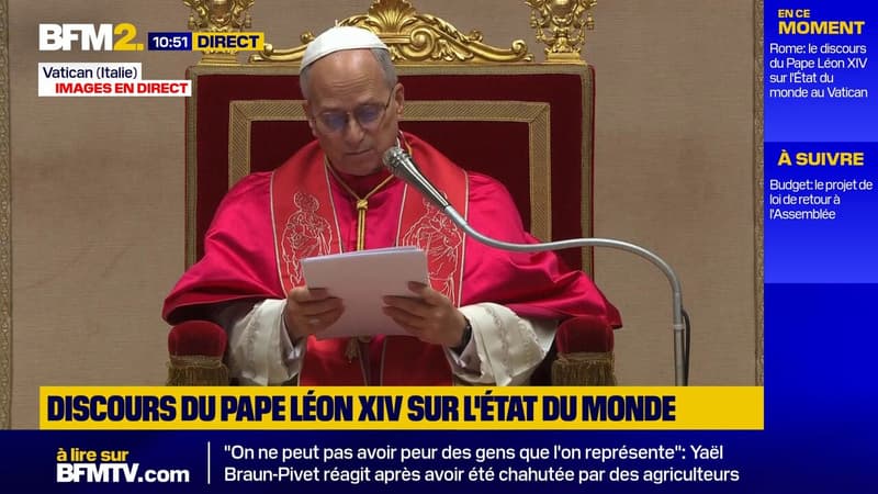 "La guerre est revenue à la mode", dénonce le pape Léon XIV