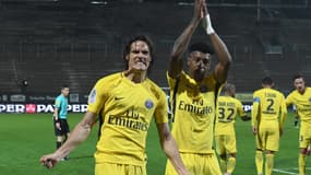 Edinson Cavani et Presnel Kimpembe (PSG)