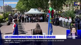Alpes-Maritimes: commémorations du 8-Mai à Grasse