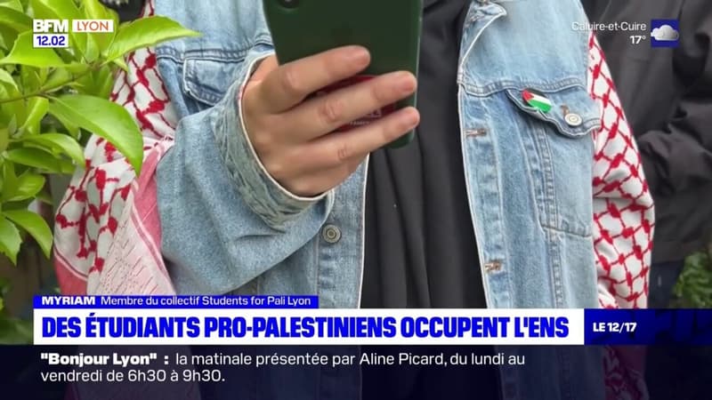 Regarder la vidéo Lyon: des étudiants pro-Palestiniens occupent l'ENS