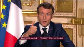 Emmanuel Macron a annoncé le début du confinement en France