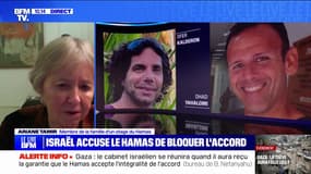 Libération des otages: "Ça prendra tellement de temps qu'on n'est pas au bout de nos angoisses", déplore Ariane Tamir, membre de la famille d'un otage.
