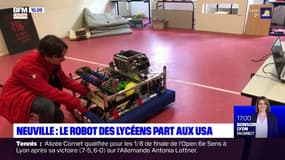 Neuville : après avoir construit un robot, des lycéens partent concourir aux États-Unis