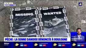 Boulogne-sur-Mer: les pêcheurs protestent contre la senne démersale