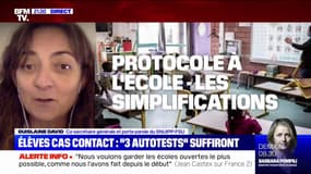 Guislaine David (SNUIPP-FSU): "Jean Castex ne nous rassure pas du tout, on va maintenir l'appel à la grève"