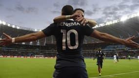 Karim Benzema et Mathieu Valbuena