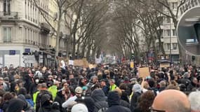 La manifestation contre la réforme des retraites le 23 mars 2023.