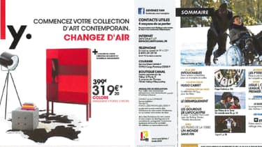 Les modalités de résiliation figurent en petits caractères à côté du sommaire du magazine des abonnés