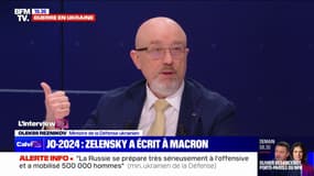 Pour le ministre de la Défense ukrainien, "les Russes n'ont pas le droit de participer" aux Jeux olympiques de Paris