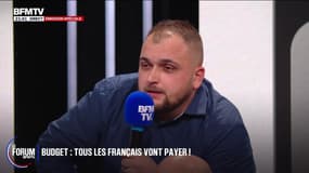 FORUM BFMTV - "On est obligés de mettre une pression à nos salariés", affirme Samuel, artisan dans le BTP après avoir détaillé les fiches de paie de ses salariés